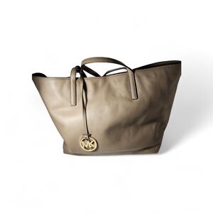 Michael Kors Tan Leather Tote Bag